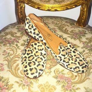 Stubbs & Wootton Animal print Jane True Cheetah Women’s flats Shoes size 9.5